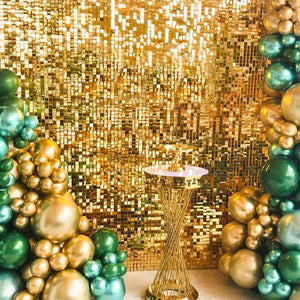 Gold Rain Curtain Party Background Birthday Party Decor Shimmer Wall Backdrop Wedding Decorations Foil Sequin Wall Background