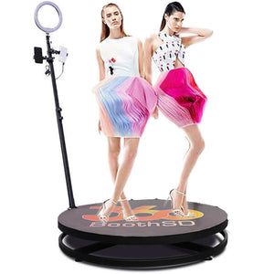 360 Photo Booth Photobooth Intelligent Magic Automatic Portable Rotating Camera Drop shipping Slow Motion Video Flight Case Spin