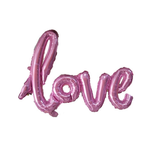 1PC Love Letter Balloons Large Foil Balloon Home Garden Decor&Birthday/Wedding Party Decoration Valentines Day Balloons Supplies - Kesheng special effect equipment