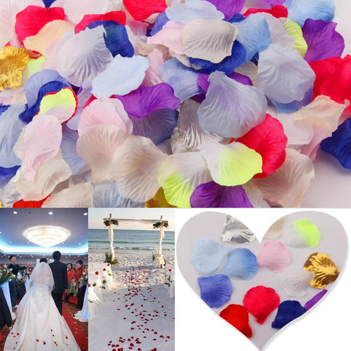 500Pcs Simulation Silk Flower For Wedding Decor Valentine Party Rose Petals Aesthetic Decor - Kesheng special effect equipment