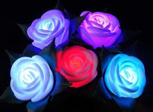 Hot Chic Garden Yard Path Lawn Power LED Rose Flower Light Decorative Light Lamp - Kesheng special effect equipment