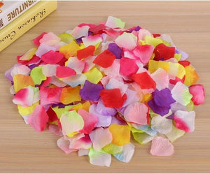 500 pcs /lot Silk Rose petals Artificial Flowers Fake flower Streamers Confetti for DIY wedding/Valentine's day Party Decoration - Kesheng special effect equipment