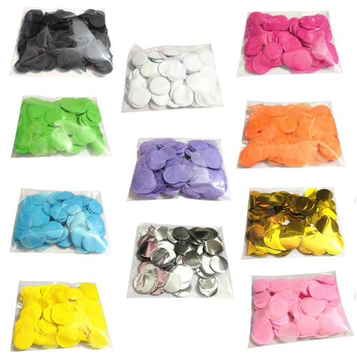 Top Sale Mixed Colors Round Tissue Paper Confetti 10G Per Bag 1 Inch (2.5Cm) Birthday Christmas Wedding Party Table Decorations - Kesheng special effect equipment