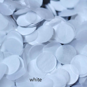 2.5cm Round Confetti Sprinkles Tissue Paper Dots Filling  Baby Shower Wedding Engagement Ransparent Clear Balloon Decorations - Kesheng special effect equipment