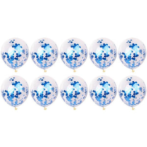 10pcs Clear Latex Confetti Balloons for Wedding Decoration Happy Birthday Baby Shower Party Supplies  Air Ballon Toys - Kesheng special effect equipment