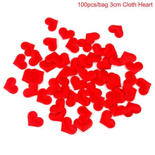 100PCS Foam Paper Heart Confetti Red Artificial Petals for Wedding Decoration Wedding Table Scatter Anniversary Decor - Kesheng special effect equipment