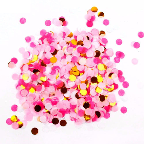 Round Paper Confetti Wedding Table Decoration Sprinkle Heart Confetti for Wedding Birthday Party Table Decorations - Kesheng special effect equipment