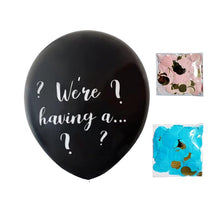 1pc 36inch Large Size Giant Gender Reveal Confetti We Are Having a... Helium Latex Balloon Birthday Party Decoration Air Globos - Kesheng special effect equipment
