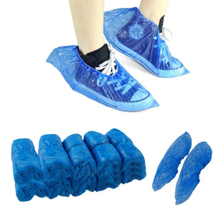 Hot Sale 100PCS Medical Waterproof Boot Covers Plastic Disposable Shoe Covers Overshoes - Kesheng special effect equipment