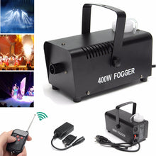 Mini LED RGB Wireless 400W Fog Smoke Mist Machine Stage Effect Disco DJ Party Christmas with Remote Control LED fogger - Kesheng special effect equipment