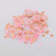 wedding 1kg 1cm round rose gold confetti toss circles tissue paper confetti for birthday party celebrations - Kesheng special effect equipment