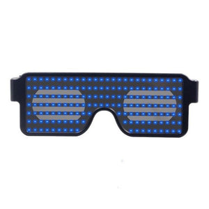 8 Modes Flash Led Party Glasses USB charge  Stage Effect Novelty LED Light Music Show Concert Decor Glowing Luminous Glasses - Kesheng special effect equipment