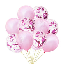 10PCS 12inch Confetti Latex Balloons Happy Birthday Party Balloons Latex Balloon Decorations for Baby Shower Party Supplies - Kesheng special effect equipment