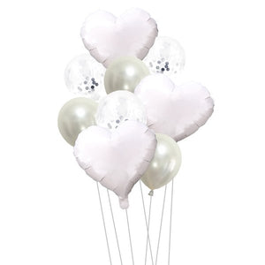 9PCS 12inch&18inch Creative Multi Air Balloons Helium Confetti Balloon Decoration Wedding Festival Happy Birthday Party Supplies - Kesheng special effect equipment