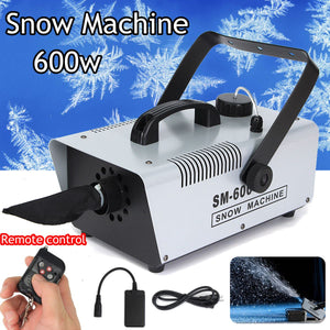 Remote + Wire control 600W snow machine wedding snow machines professional DJ equipment 100% new - Kesheng special effect equipment