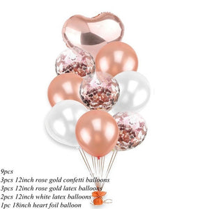 Creative Multi Confetti Air Balloons Valentine's Day Party Paper Garland Love Balloons For Wedding Party Decoration Supplies - Kesheng special effect equipment