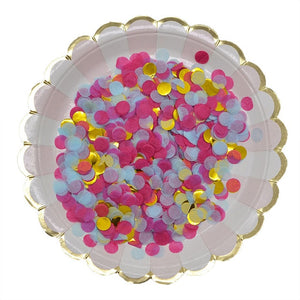 10g/ Bag Round Tissue Paper Confetti Bright Color Sprinkles For Balloon Decor Wedding Festival Birthday Party Table Decorations - Kesheng special effect equipment