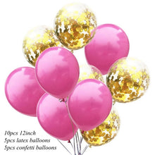 10Pcs12inch Confetti Latex Balloons Confetti Air Balloons Inflatable Ball Helium Balloon For Birthday Wedding Party Supplies - Kesheng special effect equipment