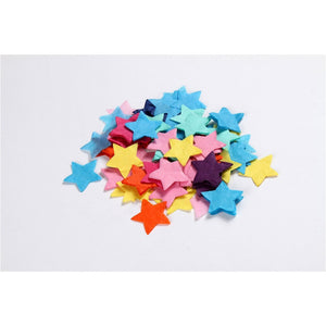 1000pcs/lot Star Multi-Coloured Tissue Paper Rainbow Circles Confetti/Favors paper confetti polychrome Colourful wedding - Kesheng special effect equipment