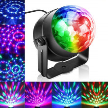 Mini LED RGB Magic Laser Stage Light Lamp Sound Control Adjust Crystal Ball for Christmas Disco Club Pub Home Party Projector - Kesheng special effect equipment