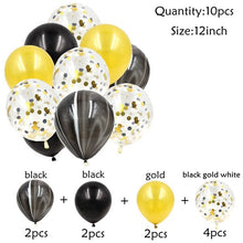10PCS 12inch Colorful Multi Latex Confetti Air Balloons Inflatable Ball Helium Balloon Happy Birthday Wedding Party Decorations - Kesheng special effect equipment