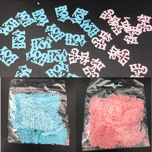 1 bag 15g It's A Boy Girl Christening Party Confetti It Is A Girl Baby Shower Confetti Sprinkles Scatters Table Decoration - Kesheng special effect equipment