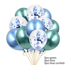 15PCS 12inch Metallic Colors Latex Balloons Confetti Air Balloons Inflatable Ball For Wedding Birthday Party Decoration Supplies - Kesheng special effect equipment