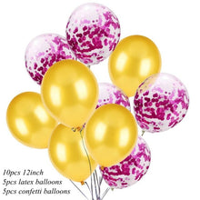1PACK 12inch Latex Colorful Balloons Confetti Air Balloons Inflatable Ball Helium Balloon For Birthday Wedding Party Supplies - Kesheng special effect equipment