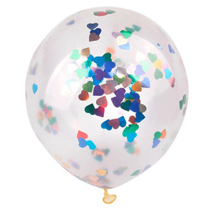 10Pcs 12inch Confetti Balloons Latex Balloons for Party Wedding Decoration Kids Birthday Party Event Ceremony Supplies - Kesheng special effect equipment