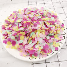 10g/bag Mix Color Rose Gold Mini Round PVC Confetti Dots Throwing Birthday Party Baby Shower New Year Wedding Decorations E - Kesheng special effect equipment