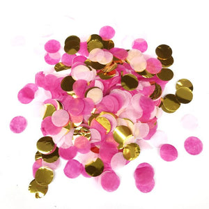 10g/bag Mix Color Rose Gold Mini Round PVC Confetti Dots Throwing Birthday Party Baby Shower New Year Wedding Decorations E - Kesheng special effect equipment