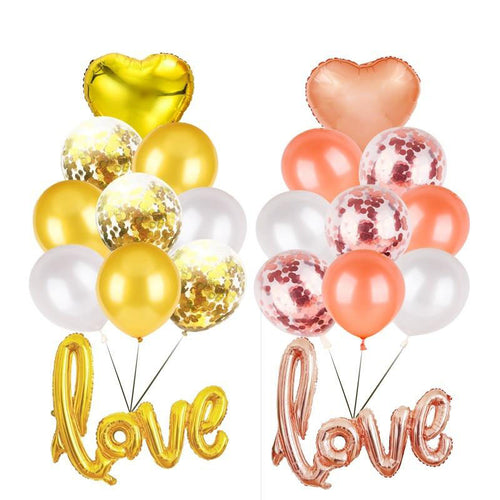 1PACK 12inch Latex Colorful Balloons Confetti Air Balloons Inflatable Ball Helium Balloon For Birthday Wedding Party Supplies - Kesheng special effect equipment