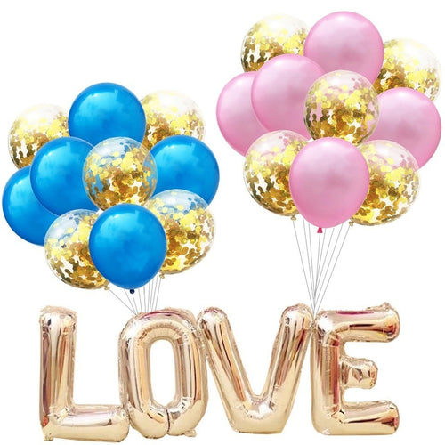 Creative Confetti Latex Balloons Air Balloons Inflatable Ball Helium Balloon Decorations Wedding Balon Birthday Party Supplies - Kesheng special effect equipment