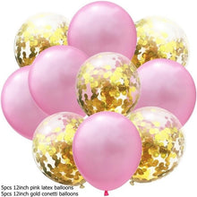 Creative Confetti Latex Balloons Air Balloons Inflatable Ball Helium Balloon Decorations Wedding Balon Birthday Party Supplies - Kesheng special effect equipment
