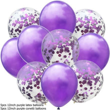 Creative Confetti Latex Balloons Air Balloons Inflatable Ball Helium Balloon Decorations Wedding Balon Birthday Party Supplies - Kesheng special effect equipment