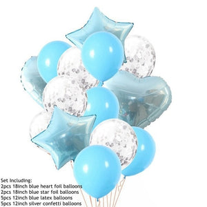 Creative Confetti Latex Balloons Air Balloons Inflatable Ball Helium Balloon Decorations Wedding Balon Birthday Party Supplies - Kesheng special effect equipment