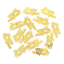 15g Sliver Red MerryChristmas HappyNewYear Confetti Birthday Wedding Party Danger Sign Mark Table Scatters Decorations Sprinkles - Kesheng special effect equipment