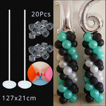1set Balloons Column Stand Arch Stand Home Party LED Confetti Balloons with Base Clips Wedding Decoration Balloon Holder Stick - Kesheng special effect equipment