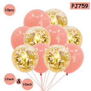 Romantic Confetti Balloons Ball Helium Balloon For Valentine's Day Wedding Party Supplies Happy Birthday Party Helium Balloon - Kesheng special effect equipment