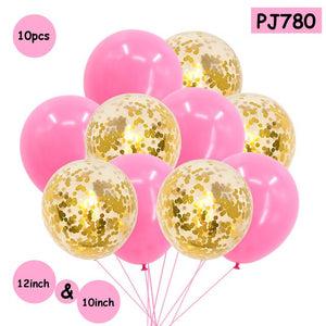 Romantic Confetti Balloons Ball Helium Balloon For Valentine's Day Wedding Party Supplies Happy Birthday Party Helium Balloon - Kesheng special effect equipment