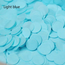 20 Colors 10 Gram/bag Paper Tissue Confetti Sprinkles Round Shape Confetti for Birthday Party Wedding Table Balloon Decors - Kesheng special effect equipment