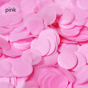 20 Colors 10 Gram/bag Paper Tissue Confetti Sprinkles Round Shape Confetti for Birthday Party Wedding Table Balloon Decors - Kesheng special effect equipment