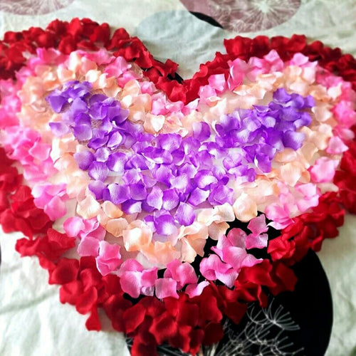 High quanlity Silk Rose Flowers Petals 1000pcs Flower Petals Wedding Decorations Confetti Petal - Kesheng special effect equipment