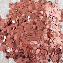 10g/bag Mini Round Colorful Rose Gold Tissue Paper Confetti for Balloon New Year Wedding Birthday Party Table Decoration E - Kesheng special effect equipment