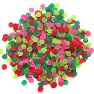 Mini Round Confetti for Balloon birthday Baby Shower Mixed Colors  Wedding Engagement Party Decorations   2.5cm 20g/bag - Kesheng special effect equipment