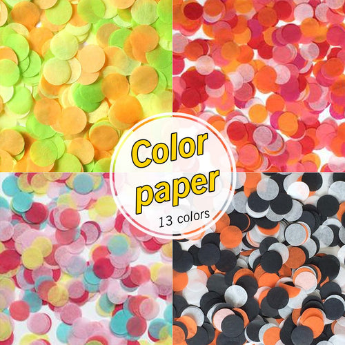 2.5cm 25g Per Bag Colorful Rose Gold Tissue Paper Confetti for Balloon New year Wedding Birthday Party Table Decoration - Kesheng special effect equipment