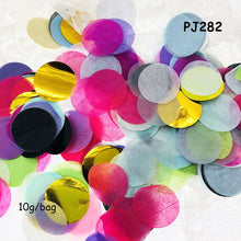 Wedding Confetti 10g1 & 2.5cm Bright Round Tissue Paper Confetti Sprinkles For Balloon Wedding Birthday Party Table Decorations - Kesheng special effect equipment