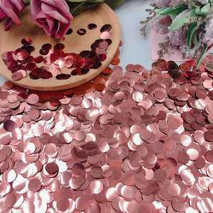 1cm 10g/bag Paper Confetti Mix Color for Wedding Birthday Party Decoration Round Sequin Confetti For Balloons - Kesheng special effect equipment