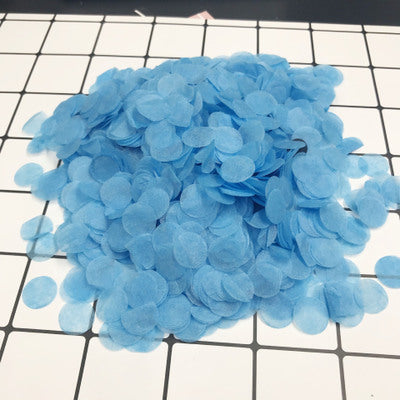10g/bag 1cm Paper Confetti Mix Color for Wedding Decoration