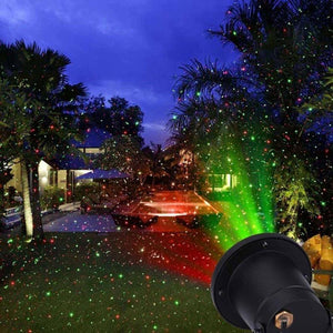 Outdoor Lawn Lamp Moving Full Sky Star Laser Projector Light Christmas Garden Decoration Home Landscape Lamp LED Stage Light - Kesheng special effect equipment